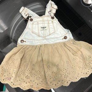 Osh Kosh B’gosh Vintage Distressed Overall Dress